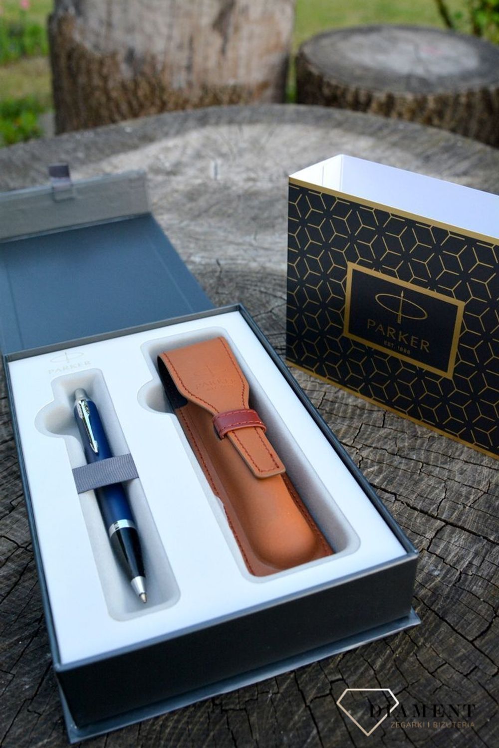 Zestaw prezentowy Parker niebieski długopis z etui gratis Grawer 1931668.  (6).JPG